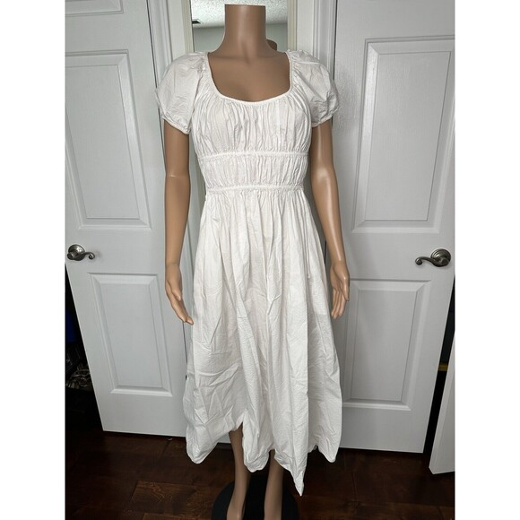 Kate Spade Rent The Runway Riviera Seersucker White Dress Small - Picture 5 of 11
